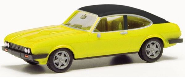 HER420570-002 - FORD Capri II avec Toit en vinyle jaune - 1