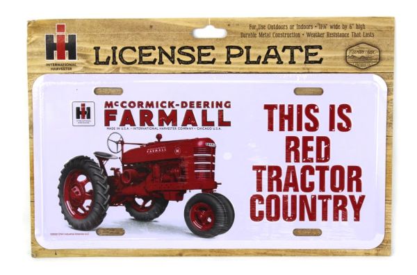 Plaque Métallique Décorative – Thème Tracteur Mc Cormick (neuve)