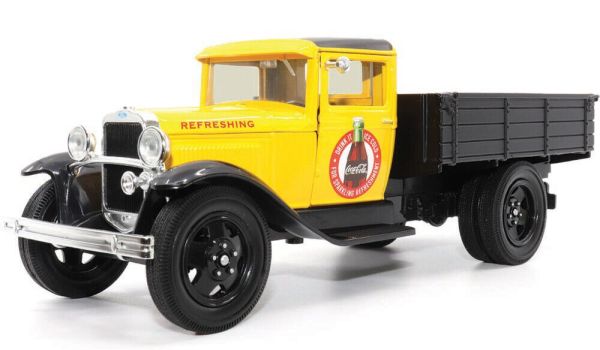 MCITY424023 - FORD AA Pick-up 1931 COCA-COLA Jaune - 1