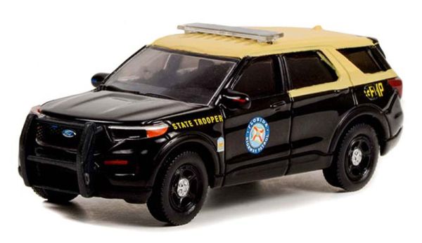 GREEN42990-F - FORD Police Interceptor Utility 2021 Florida Hoghway Patrol de la série HOT PURSUIT sous blister - 1