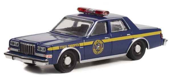 GREEN43000-A - DODGE Diplomat 1985 NEW YORK State Police de la série HOT PURSUIT sous blister - 1