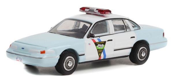 GREEN43000-B - FORD Crown Victoria Police Interceptor  1992 South Dakota de la série HOT PURSUIT sous blister - 1