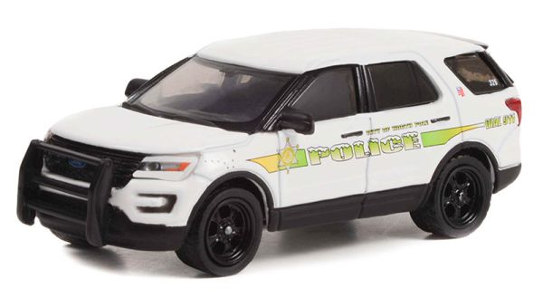 GREEN43000-C - FORD Police Interceptor Utility 2017 City Of North Pole Police de la série HOT PURSUIT sous blister - 1