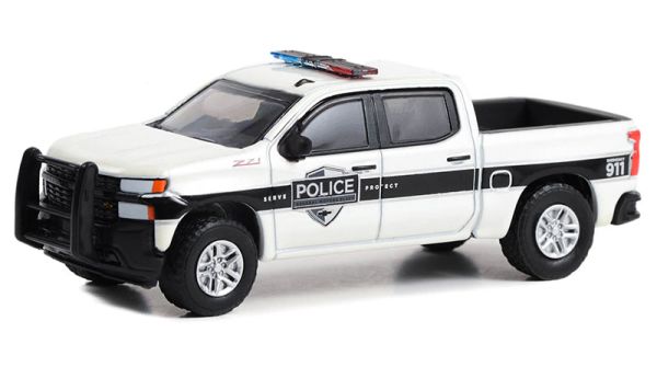 GREEN43020-F - CHEVROLET Silverado SSV 2022 General Motors Fleet Police de la série HOT PURSUIT sous blister - 1