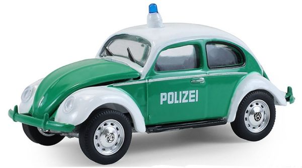 GREEN43050-A - VOLKSWAGEN beetle Classic POLIZEI - Service de Police Allemande de la série HOT PURSUIT sous blister - 1