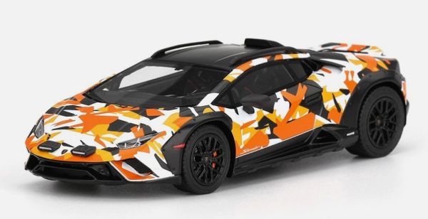 TSM430851 - LAMBORGHINI Huracan sterrato all-terrain 2024 Blanc Orange et noir - 1