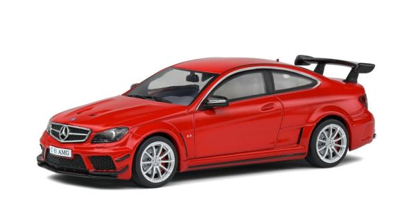 SOL4311602 - MERCEDES C63 AMG noir serie rouge 2012 - 1