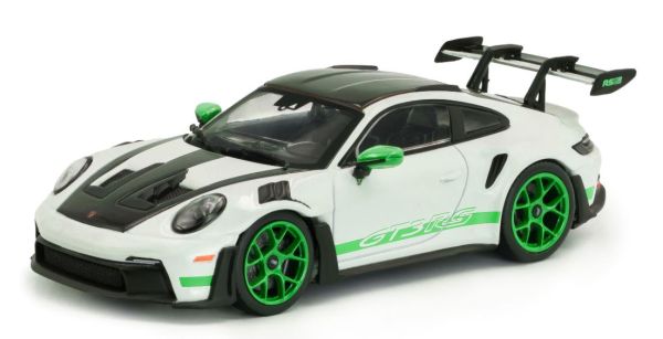 SOL4314801 - PORSCHE 911 - 992 GT3 RS Tribute To Carrera RS Package 2023 Blanc avec bandes verte - 1
