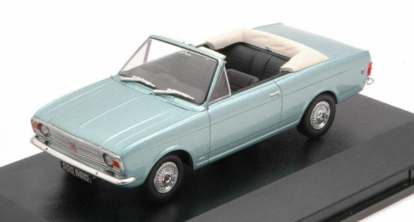 OXF43CCC001B - FORD Cortina MKII Crayford cabriolet bleue - 1