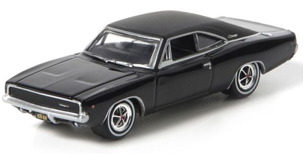 GREEN44724 - DODGE Charger R/T 1968 Noir sous blister - 1