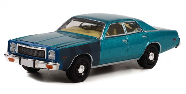 GREEN44960-B - PLYMOUTH fury 1977 de la série TV HUNTER sous blister - 1