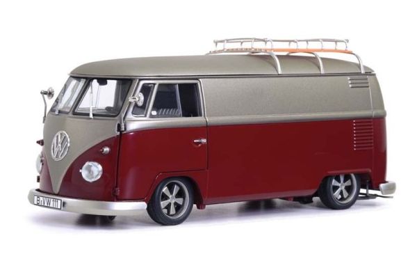 SCH00456 - VOLKSWAGEN T1b Lowrider rouge et gris - 1