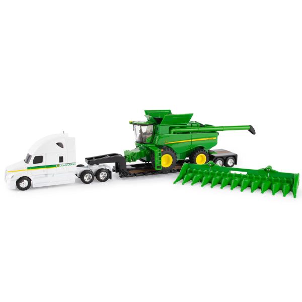 ERT45656 - FREIGHTLINER avec porte engins et Moissonneuse JOHN DEERE  S780 - 1