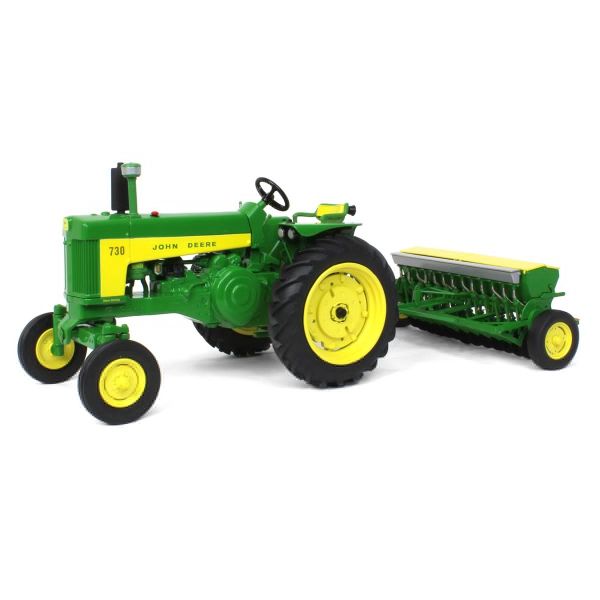 ERT45790 - JOHN DEERE 730 avec semoir – Collection prestige - 1