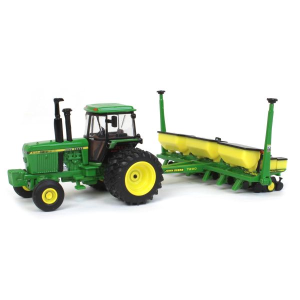 ERT45799 - JOHN DEERE 4450 roues jumelées arrières avec semoir 7200 – Collection prestige - 1