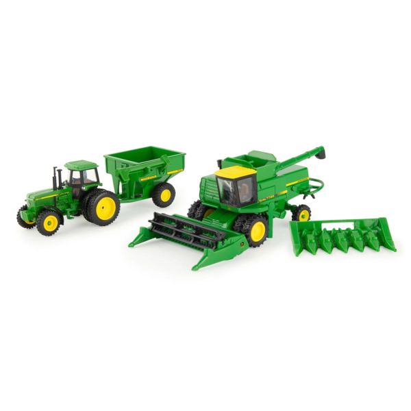 ERT45821 - Moissonneuse JOHN DEERE 7720 avec JOHN DEERE 4555 et remorque à grains 500 - 1