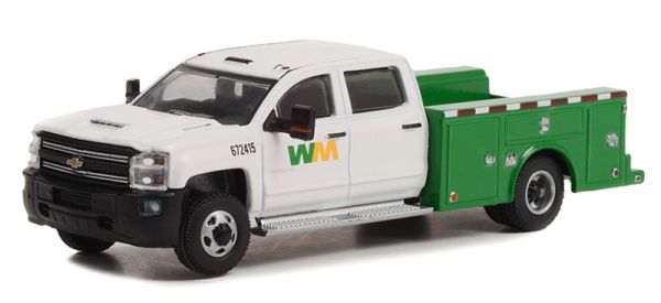 GREEN46100-C - CHEVROLET Silverado 3500HD WM 2018 de la série DUALLY DRIVERS sous blister - 1