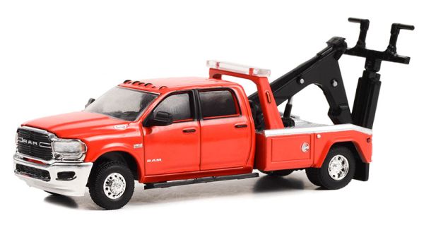 GREEN46110-F - Dépanneuse RAM 3500 Dually 2022 rouge de la série DUALLY DRIVERS sous blister - 1