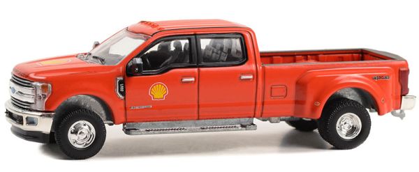 GREEN46130-E - FORD F-350 Lariat Dually 2019 – SHELL Oil de la série DUALLY DRIVERS sous blister - 1