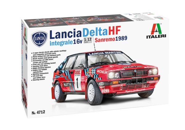 ITA4712 - LANCIA Delta HF Integrale  Sanremo  1989 à assembler et à peindre - 1