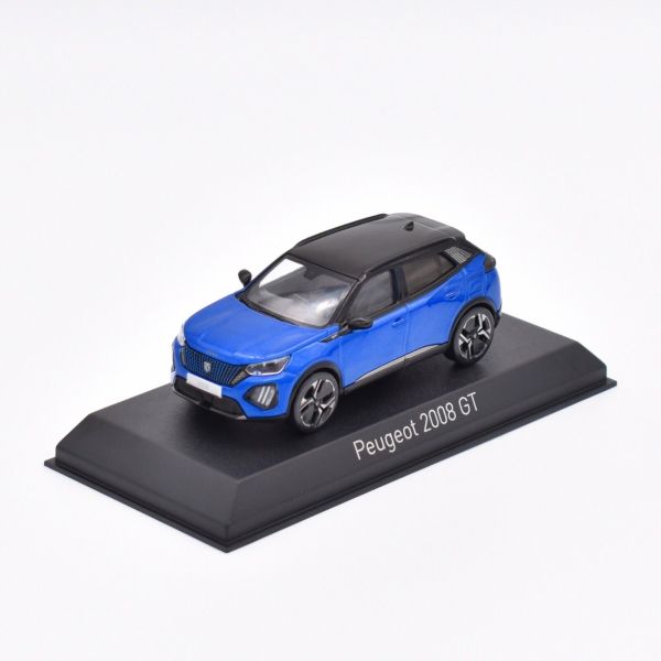 NOREV Voiture Miniature de Collection Compatible avec Peugeot 2008 GT Bleu Vertigo de 2024 Métal 1/43