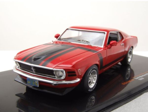 IXOCLC476N.22 - FORD mustang boss 302 de 1970 rouge - 1