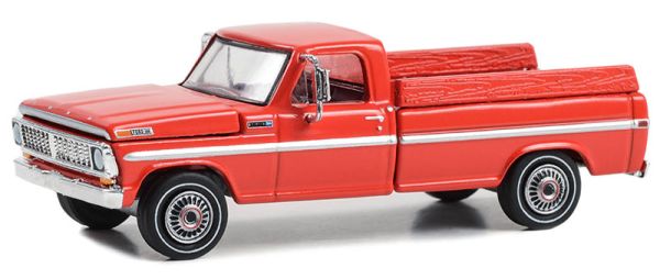 GREEN48080-B - FORD F-100 1970 rouge de la série DOWN ON THE FARM sous blister - 1