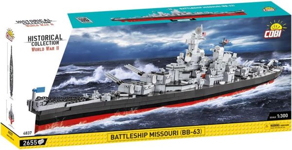 COB4837 - Cuirassé BATTLESHIP Missouri BB-63 - 2655 Pièces - 1