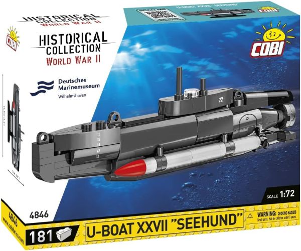 COB4846 - Sous marin U-BOAT XXVII SEEHUND – 181 Pièces - 1