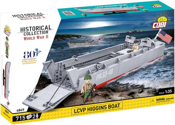 COB4849 - LCVP Higgins Boat – 80e anniversaire - 715 Pièces - 1