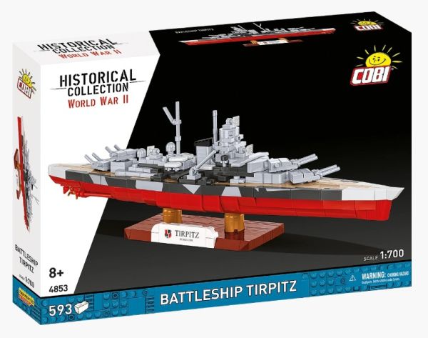 COB4853 - Cuirassé TIRPITZ - 593 pièces - 1