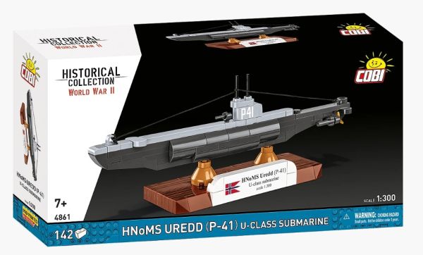 COB4861 - Sous-Marin classe U HNoMS Uredd P-41 - 142 pièces - 1