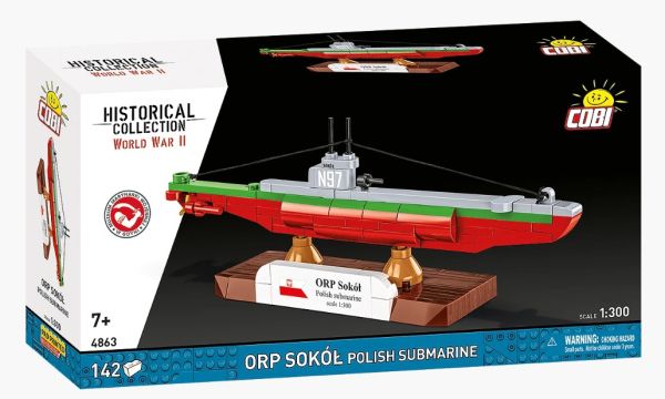COB4863 - Sous-Marin polonais ORP Sokol - 142 pièces - 1
