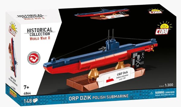 COB4864 - Sous-Marin polonais ORP Dzik - 148 pièces - 1