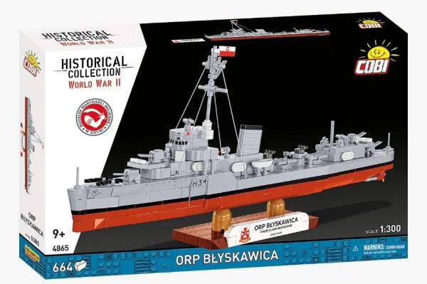 COB4865 - Destroyer ORP Blyskawica - 664 pièces - 1