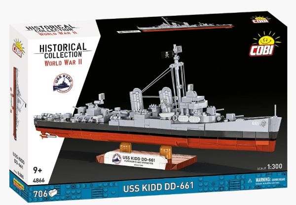 COB4866 - Destroyer USS Kidd DD-661 - 706 pièces - 1