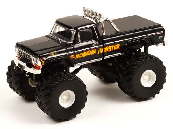 GREEN49100-A - FORD F-250 1979 PA. Mountian Monster de la série KING OF CRUNCH sous blister - 1