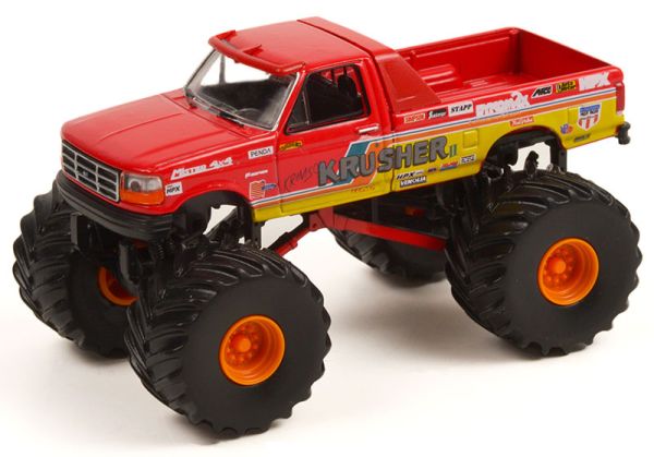 GREEN49100-F - FORD F-250 1993 KRIMSON KRUSHER II de la série KING OF CRUNCH sous blister - 1