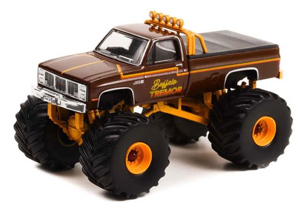 GREEN49110-D - GMC High Sierra 2500 1985 Monster Truck BUFFALO TREMOR de la série KINGS OF CRUNCH sous blister - 1