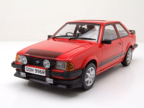 SUN4996R - FORD escort MKIII RS1600i 1984 rouge - 1