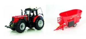 UH2301 - MASSEY 6475 avec Mélangeuse TRIOLIET - Economie = 6.40 € - 1