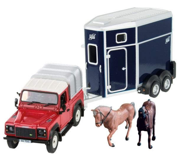 BRI43239 - LAND ROVER  Defender avec chevaux - 1