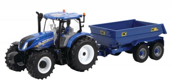 BRI43268 - NEW HOLLAND T6.175 avec remorque NC - 1