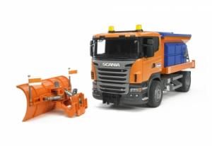 BRU3585 - Camion de déneigement SCANIA avec lame amovible.Ech:1/16 - 1