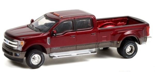 GREEN46070-F - FORD F-350 2019 rouge et gris sous Blister - 1