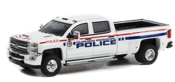 GREEN46090-C - CHEVROLET Silverado 3500HD 2018 Police régional Durham de la série DUALLY DRIVERS sous blister - 1