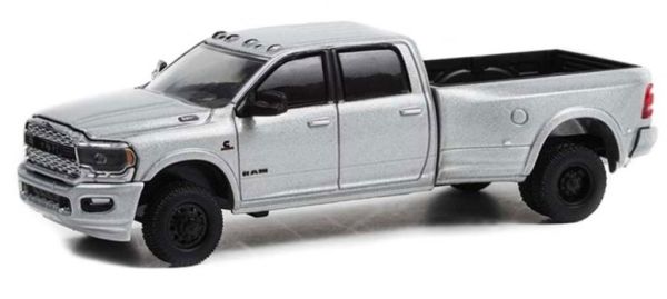 GREEN46090-F - DODGE RAM 3500 gris 2021 de la série DUALLY DRIVERS sous blister - 1
