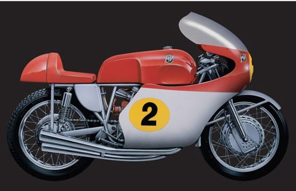 ITA4630 - Moto MV AUGUSTA 500 cc. 4 cylindres 1964 à assembler et à peindre - 1