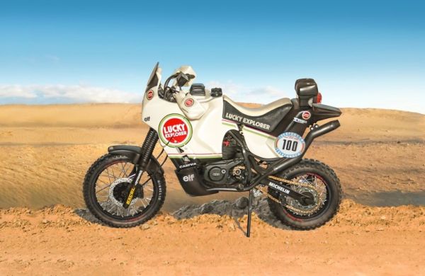 ITA4643 - Moto Cagiva Elephant 850 1987 Paris Dakar à assemblzer et à peindre - 1