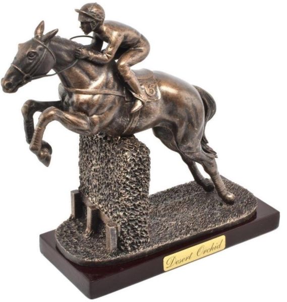 ATL4652102 - Statue cheval de course - Desert Orchid - 1